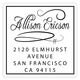 Ericson Calligraphy Square Address Labels Image 3 of 3